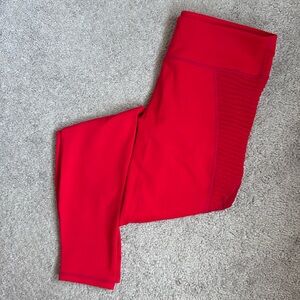 Red Fabletics Leggings